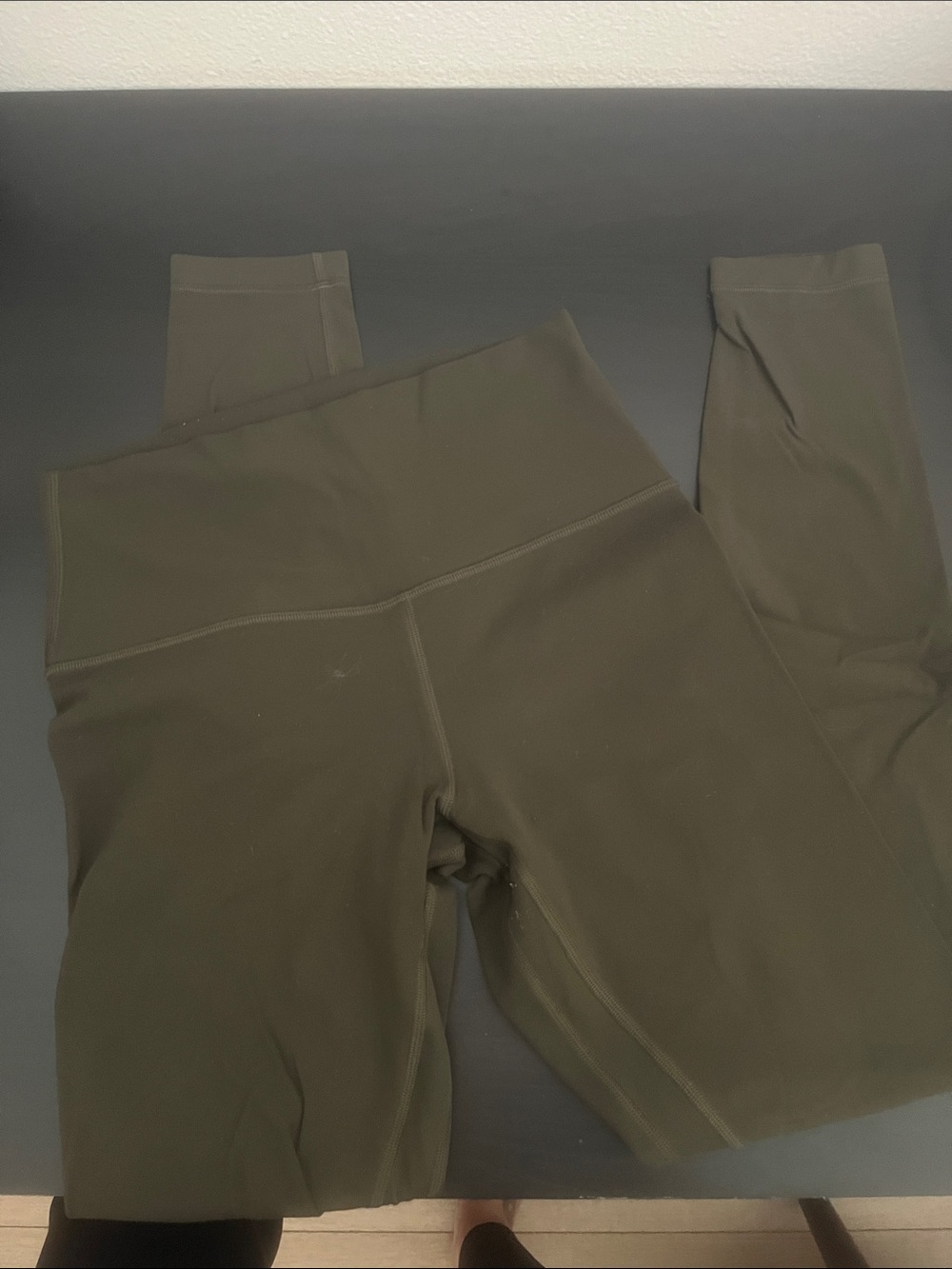 lululemon athletica Olive Green High-Rise Leggings